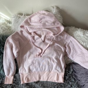 Free People pink hoodie